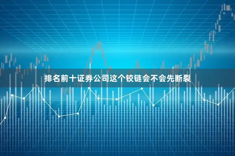 排名前十证券公司这个铰链会不会先断裂